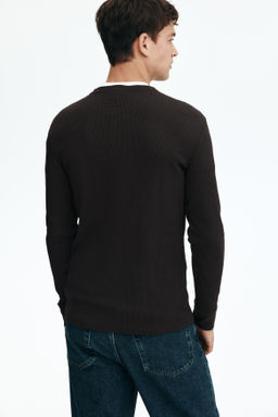 Camiseta en punto gofrado Slim Fit - H&m фото 13