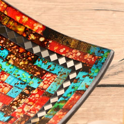 Тарелка декоративная, 20×20×5 см, керамика