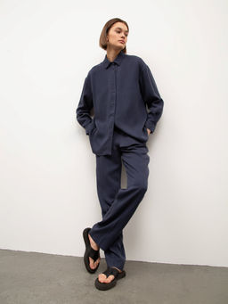 Рубашка однотонная B2693/duia - Emka фото 2