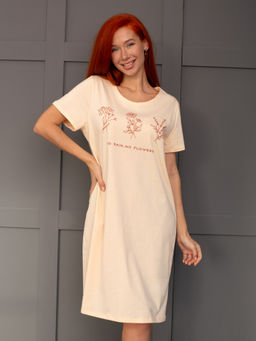 Платье женское кулирка "АСТРА" ПЕРСИК