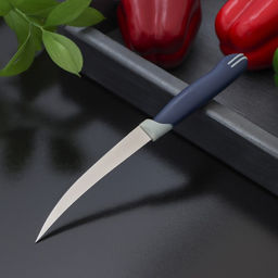 Нож кухонный Доляна Страйп, гладкое лезвие 11,5 см  фото 2