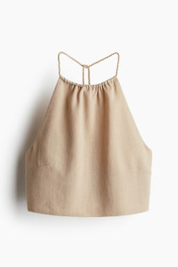 Top halter con cord?n de ajuste
