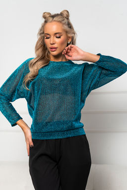 Блуза Open Style 6581 голубой