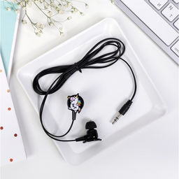 Набор наушники вакуумные и внешний аккумулятор 5000 mAh Единорог - Like me фото 10