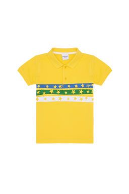 U. S. Polo Assn Темно-желтая футболка-поло для мальчика