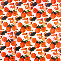 Цена за 20 шт. Бумага упаковочная тишью Мандарины, 50 66 см - Дарите счастье фото 3