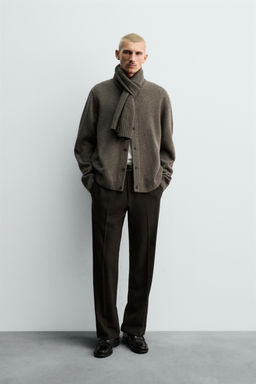 100% WOOL CARDIGAN