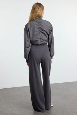 Antrasit Ince Ekstra Yuksek Bel Wide Leg/Genis Kesim Pantolon TWOAW25PL00026