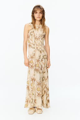Vestido de espalda descubierta con dise?o floral - H&m фото 8
