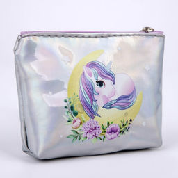 Кошелёк детский «Единорог на луне», 11×8.5×2 см