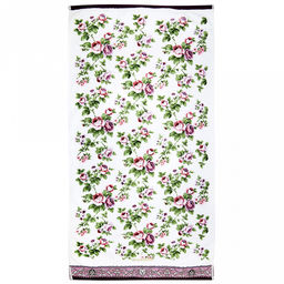 "Япония-2013" Полотенце махровое 70х140см, плотность 300гр/м2, 100% хлопок, "Чайная роза", фиолетовый, Bolangde (Китай)