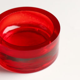 Подсвечник "Санта" 2,5х5,5 см КРАСНЫЙ