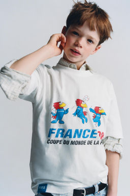 CAMISETA ESTAMPADA FIFA WORLD CUP  1998 / Blanco - Zara фото 5