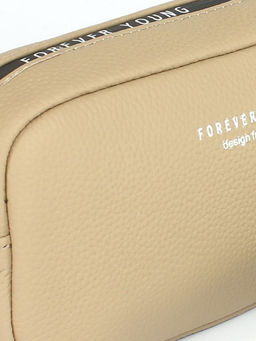 Сумка женская натуральная кожа GU 2066-8200. 1отд,  плечевой ремень,  бежевый 255266 - Adelia фото 10