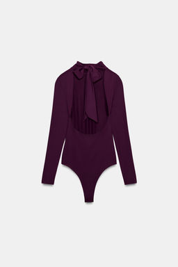 BODYSUIT WITH TIES AND AN OPEN BACK - Zara фото 9