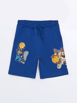 Beli Lastikli Daffy Duck Bask?l? Erkek ?ocuk ?ort