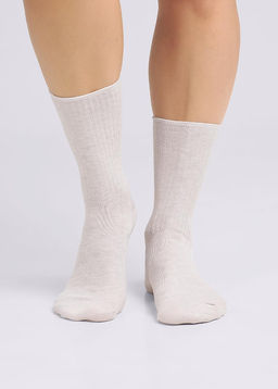 CLE Носки жен.Д2422 база лапша меланж св.бежевый - Clever wear фото 8
