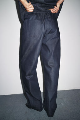 ZW COLLECTION DENIM JOGGERS - Zara фото 5