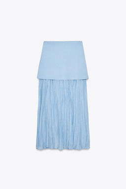 COMBINED PLEATED KNIT SKIRT - Zara фото 37