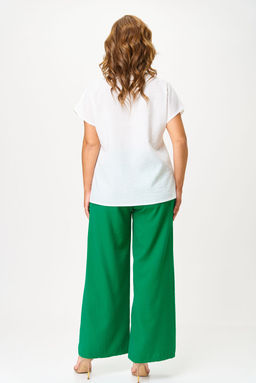 Костюм Anastasia Mak 1290 зеленый+молочный фото 9