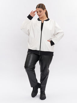 Жакет кожаный GA00109WHT02