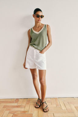 TOP PUNTO COMBINADO / Khaki