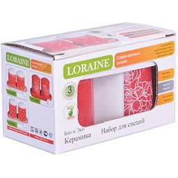 25828 Набор д/специй 3пр 240г Красный Узор LR(х72) - Mayer&boch фото 3