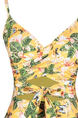 TRENDYOLMILLA Leopar Desenli Kruvaze Baglamal? Hipster Mayo TBESS21MA0040  фото 7