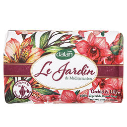 Мыло туалетное твердое "Dalan Le Jardin" 200г, "Орхидея и лилия" (Турция)