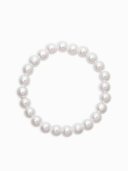 Браслет "Стильный жемчуг" (набор 5шт), №8/16, цвет белый в золоте