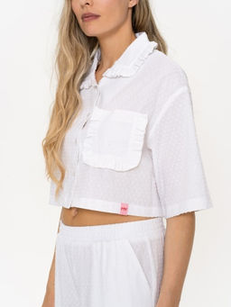 MY Пижам.рубашка укороч жен из батиста Р222