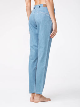 *CONTE Легкие джинсовые eco-friendly брюки CON-140 bleach blue - Conte elegant фото 4