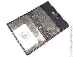 Женская кожаная обложка для паспорта Sergio Valentini СВ 3222-005/1  фото 4