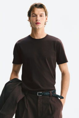 Camiseta en algod?n pima Slim Fit - H&m фото 12