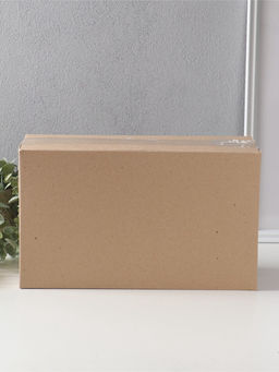 Фигура «Шаман в шкуре медведя с бубном», мраморная крошка, 25 см