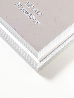 Фоторамка пластик 30х40 см "Остин" бело-серый 44,2х34,2х1,5 см