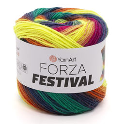 Цена за 5 мотков пряжи FORZA FESTIVAL