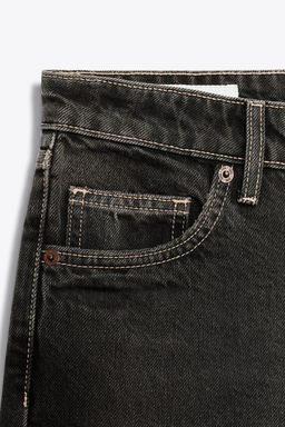 TRF LOW-RISE WIDE-LEG JEANS - Zara фото 7