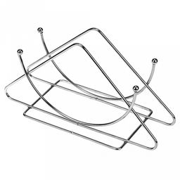 Салфетница хромированная Треугольник малый 6х14х7,5см (Китай)