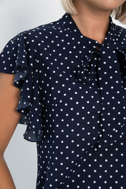 Блуза Челси (синяя) Б13948-6М - Lt collection фото 5