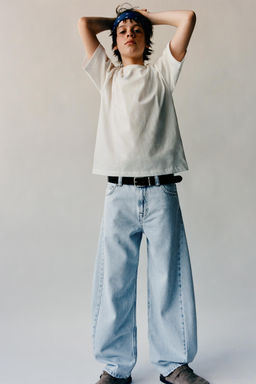 JEANS BARREL / Azul claro - Zara фото 6