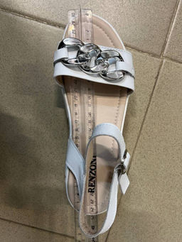 08-PED129-1 WHITE Босоножки женские (натуральная кожа)