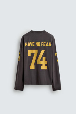 NUMBER PRINT T-SHIRT - Zara фото 7