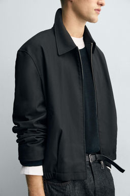 RELAXED FIT HERRINGBONE JACKET - Zara фото 5
