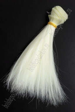 Фурнитура "Трессы для кукол Premium" 15 см; 30 гр (SF-2859) прямые №80