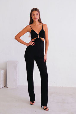 11572 Комбинезон чёрный открытый - Martichelli фото 15