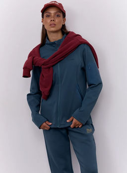 T3415-14 Толстовка женская флисовая на молнии