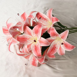 Цветок искусственный Лилия 52 см / CL-52 /уп 40/400/ - Галеонтрейд фото 4