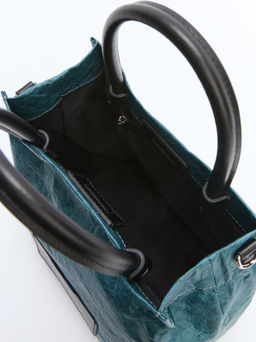 Женская сумка с ручками TENDANCE Артикул 4496236, зелено-синий фото 5