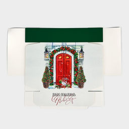 Подарочная коробка новогодняя складная Уютный Новый год, 26?26?8 см